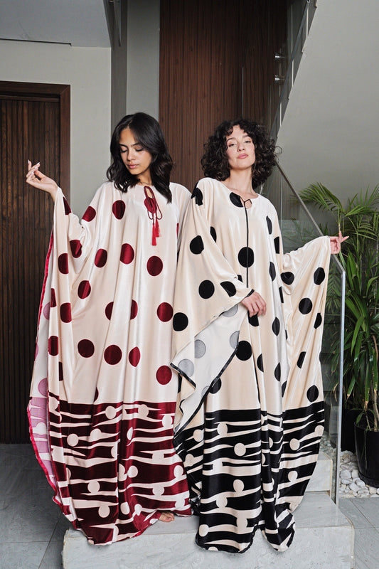 جلابيه FREE SIZE مخمل ناعم