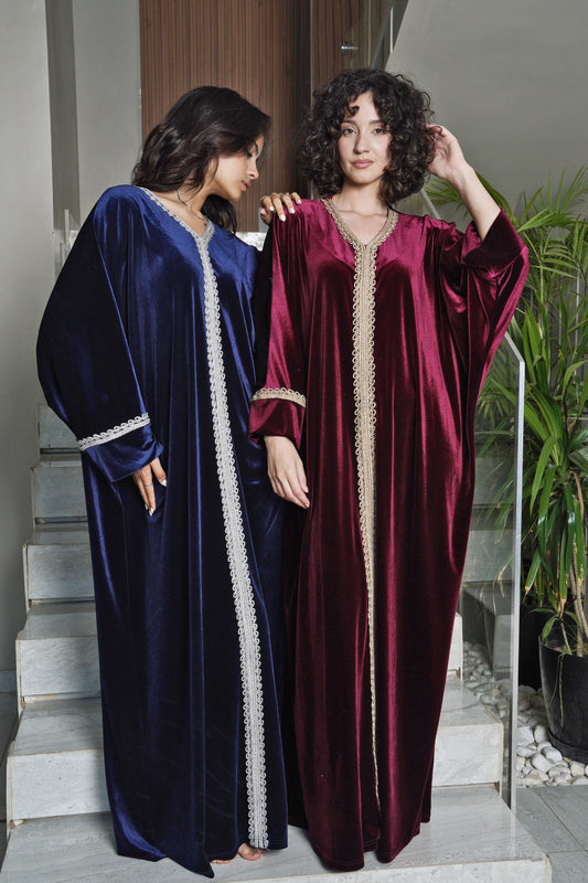 جلابيه FREE SIZE مخمل ناعم