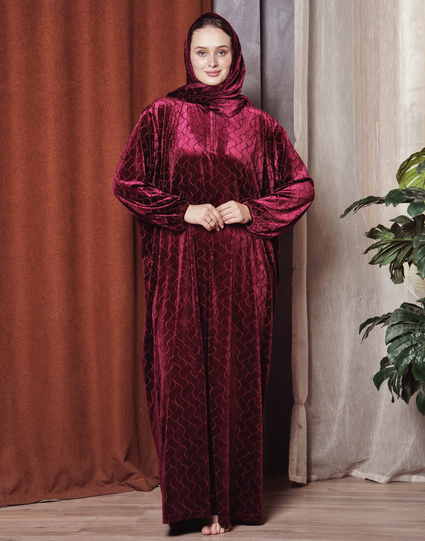 اسدال مخمل ناعمFREE SIZE