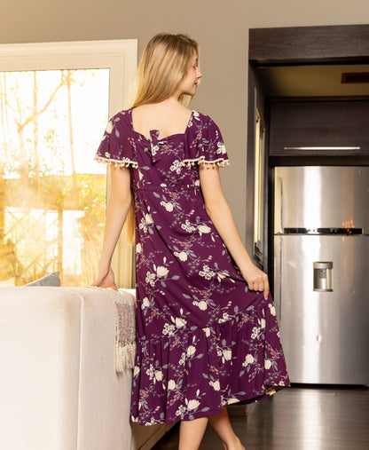 نايت شيرت قطن ليكرا