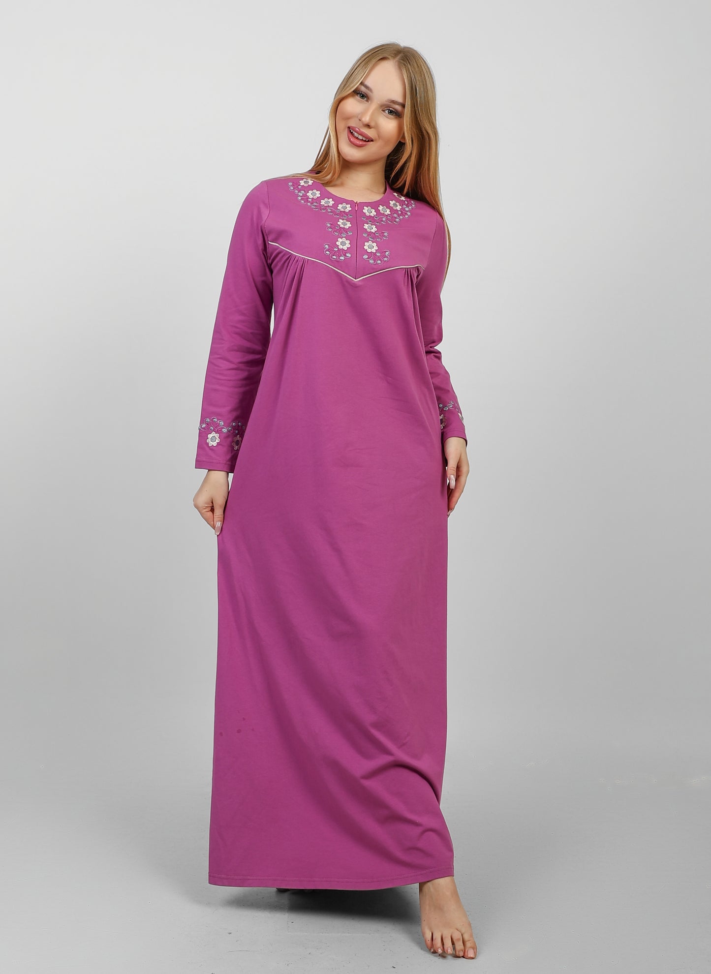 جلابية حريمي قطن ليكرا