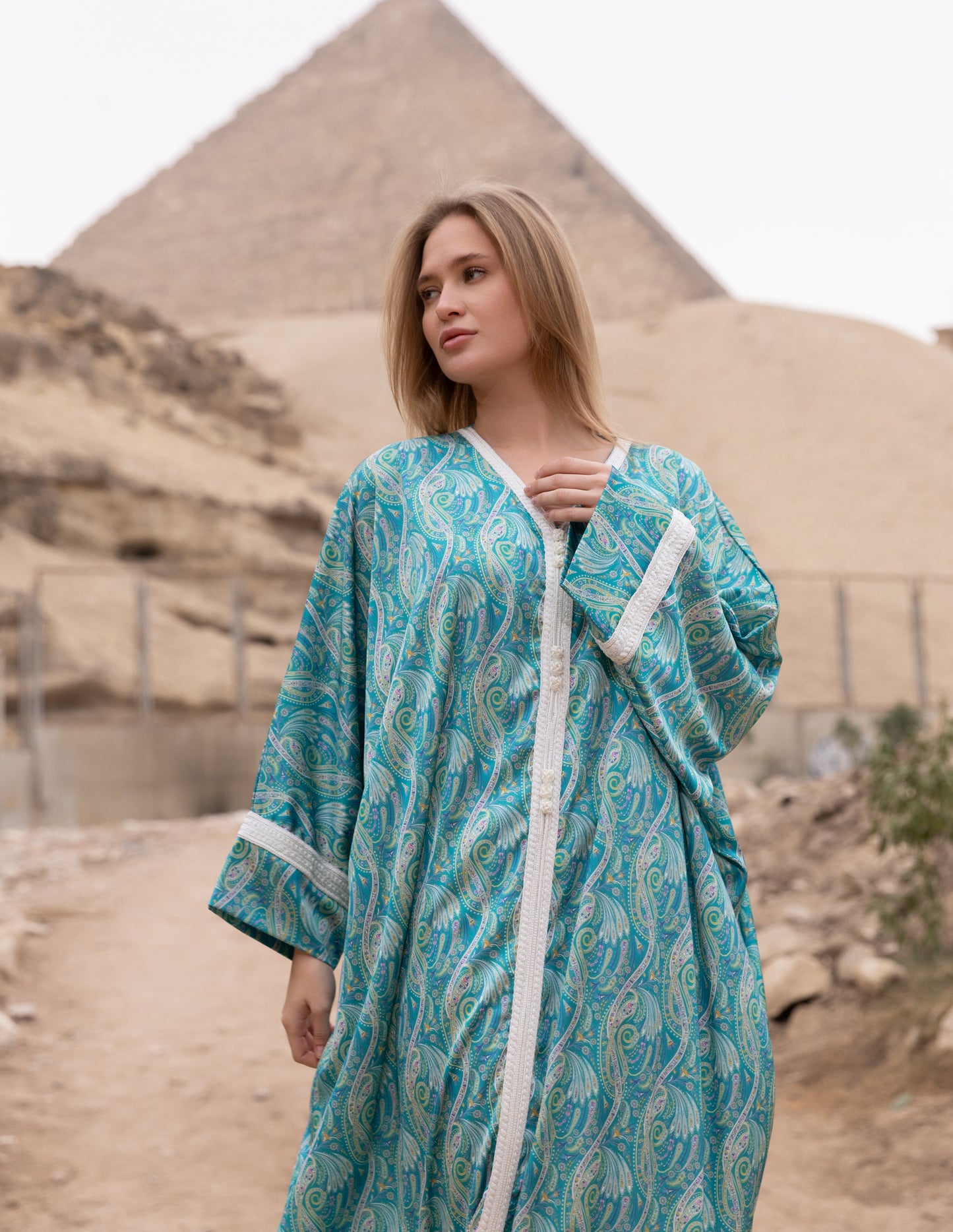 جلابية ستان فري سايز