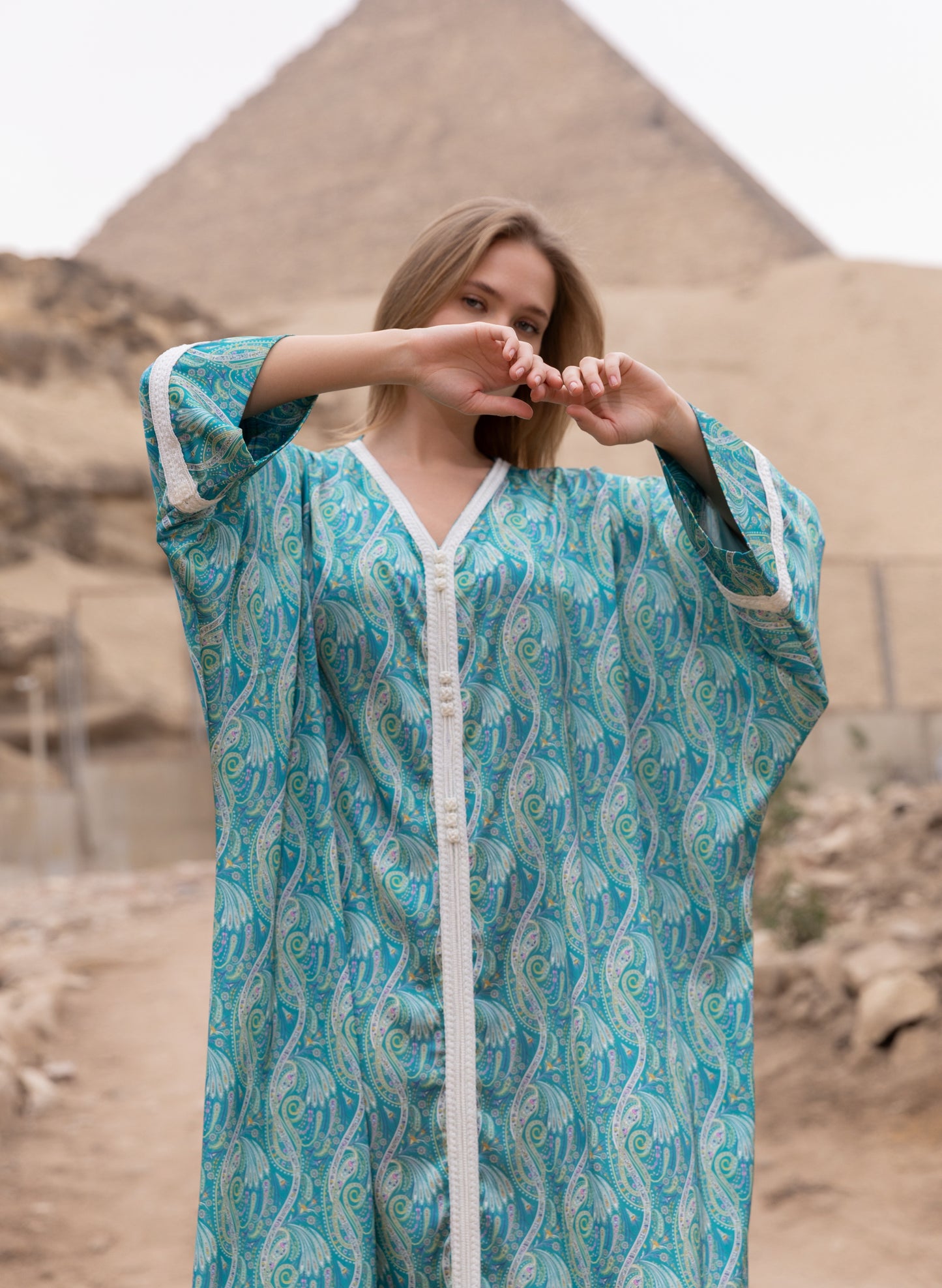 جلابية ستان فري سايز