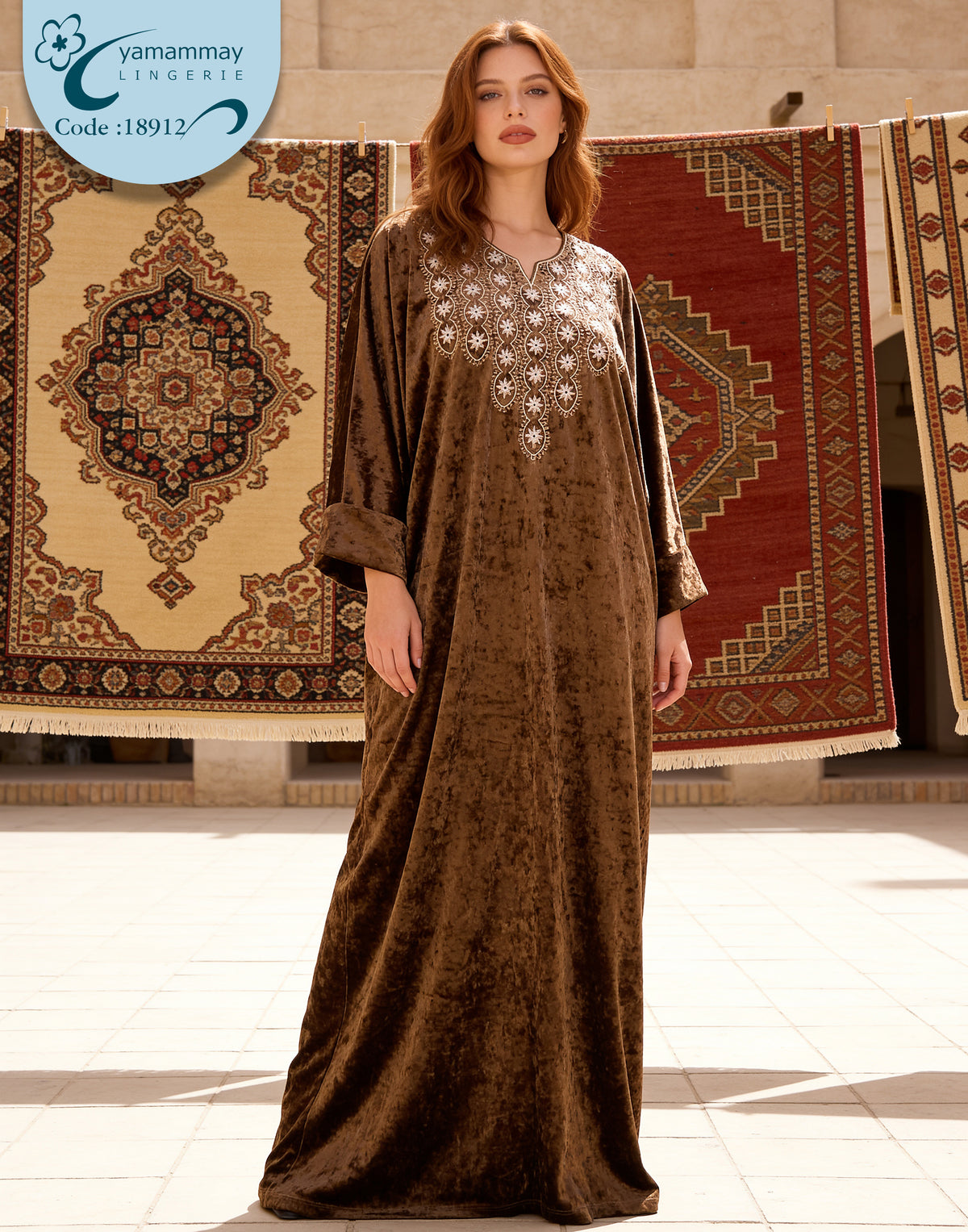 FREE SIZE جلابيه قطيفه